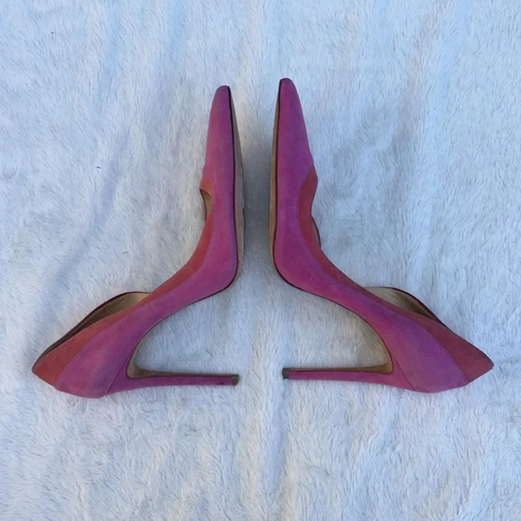 EUC Alexandre Birman Wavee Leather and Suede Pumps Size EU 40 - Picture 3 of 7